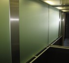 Skleněný obklad výtahu